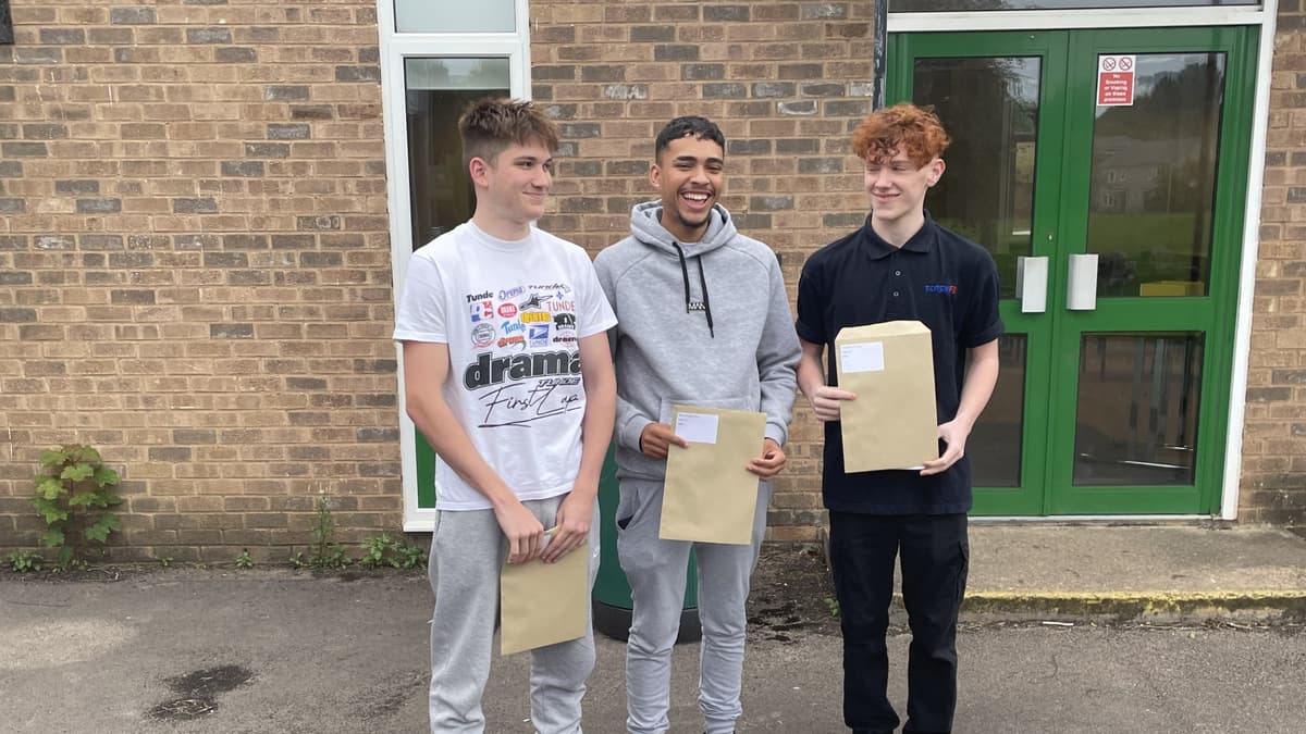 Forest of Dean A Level and BTEC students celebrate 'amazing' grades on